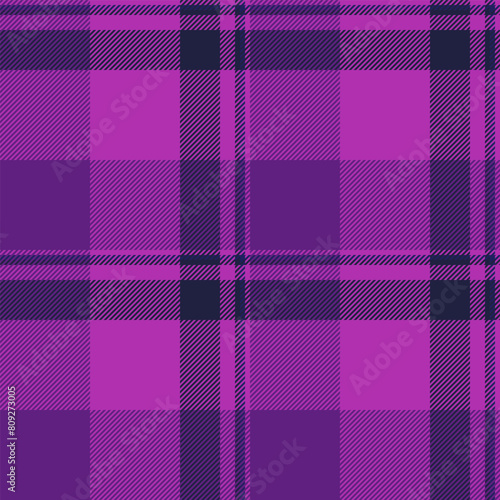 Tartan seamless pattern of plaid background texture with a check fabric textile vector.