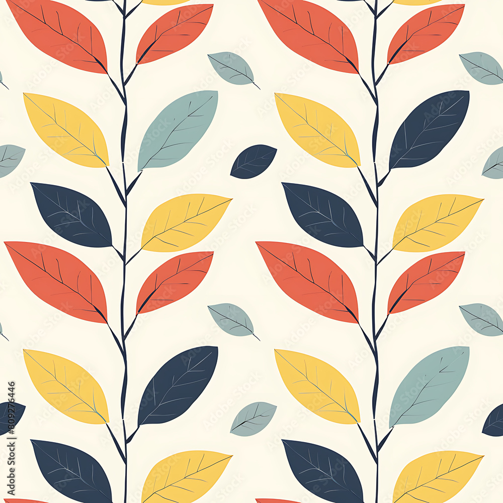 Obraz premium seamless floral pattern