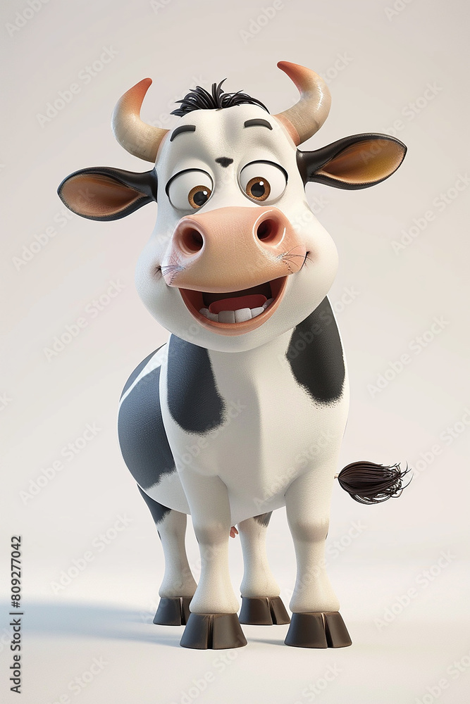 a beautiful cute cow cartoon for bakraeid card and eid poster for Muslim festival generated by AI a beautiful cute cow cartoon for bakraeid card and eid poster for Muslim festival generated by AI