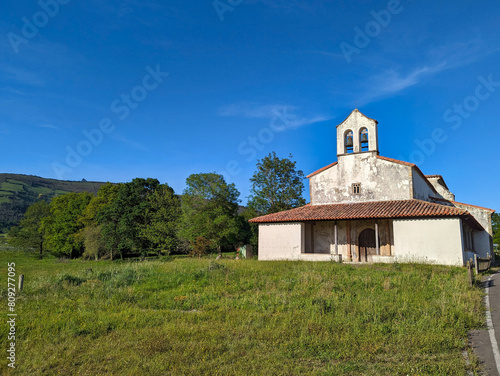 Santiago de Sariego church, Moral village, Sariego, Asturias, Spain