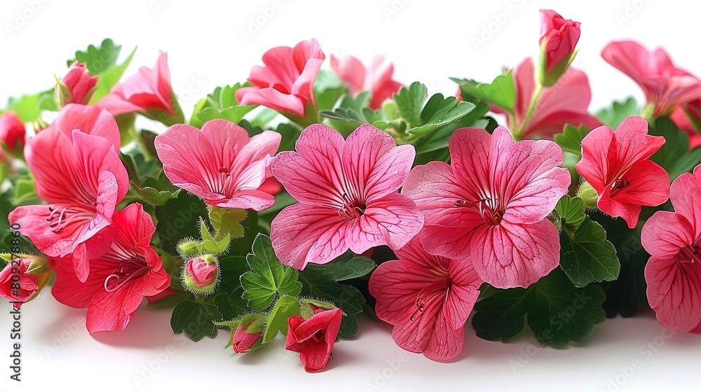 Pink flowers. Pink flowers.