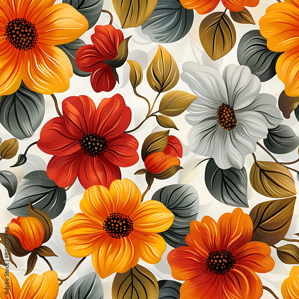 seamless floral pattern seamless floral pattern
