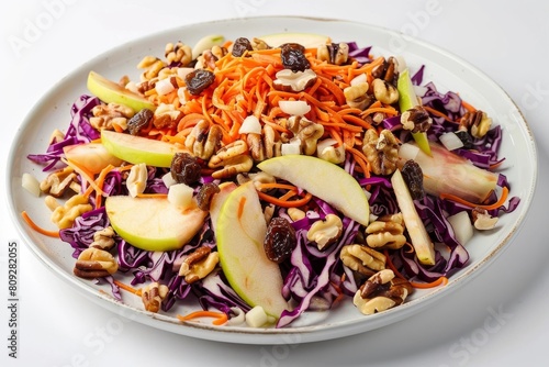 All-American Salad with Golden Raisins and Chopped Sweet White Onion