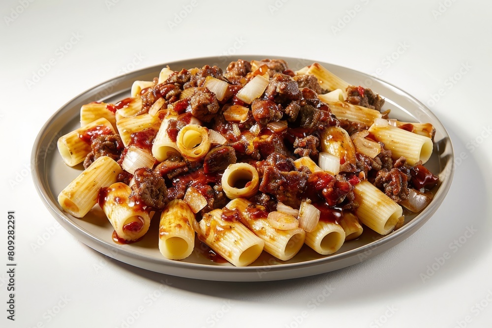 Delectable All-American Barbecued Beef with Noodles: A Perfectly Al Dente Delight