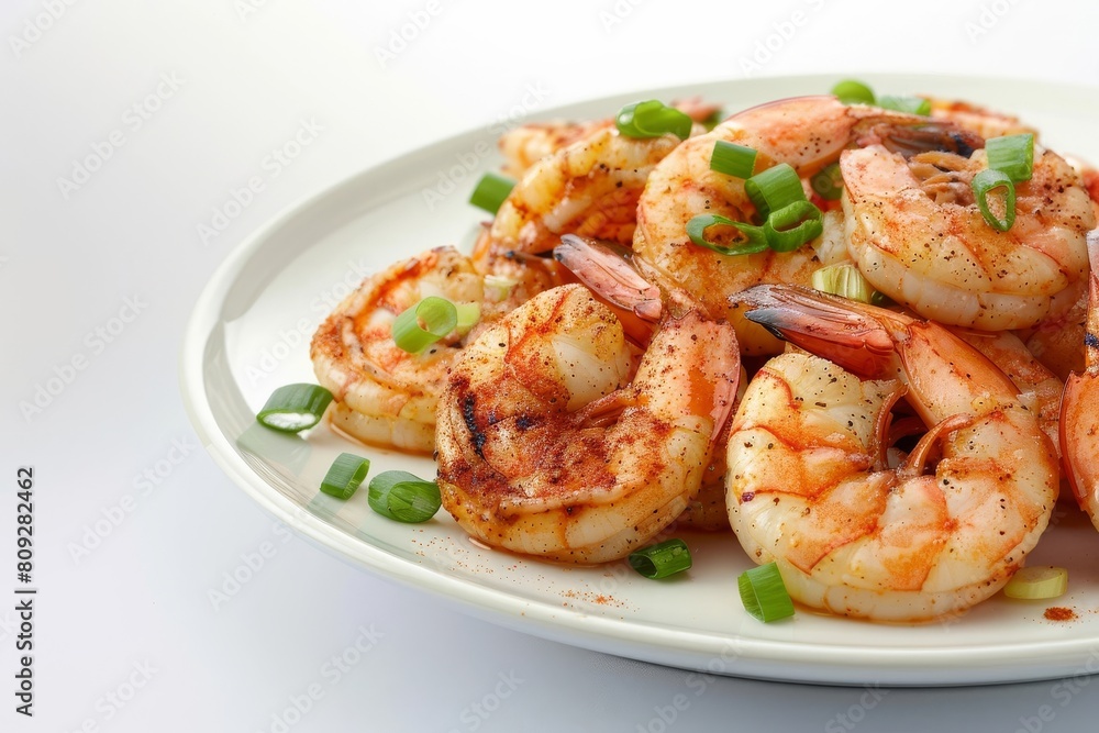 Flavorful Shrimp with Green Onion and BBQ Spices - All You Can Eat