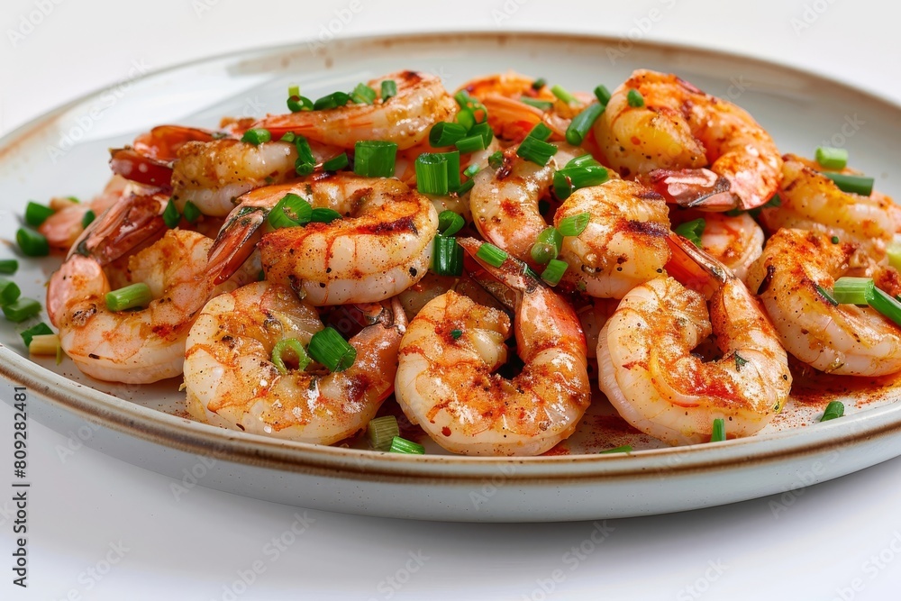 Irresistible Shrimp with Green Onion and BBQ Spices Irresistible Shrimp with Green Onion and BBQ Spices
