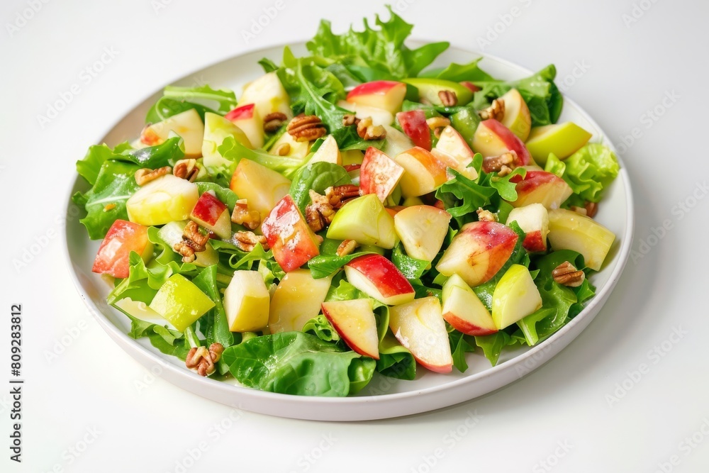 Wholesome Apple and Citrus Salad with Strawberry Yogurt Dressing