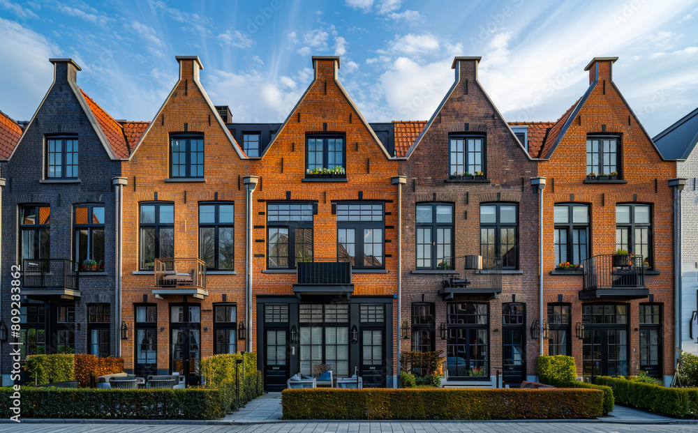 Traditional houses in the old town of Bruges Belgium Traditional houses in the old town of Bruges Belgium