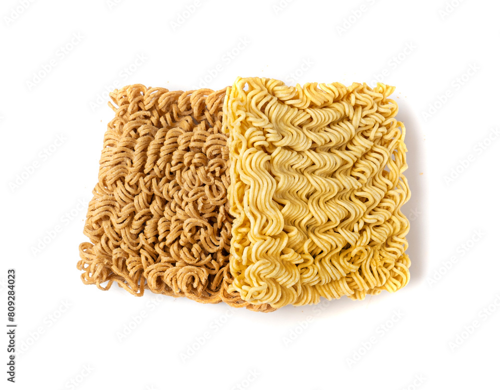 Raw Instant Rye Noodles Isolated, Dry Ramen Noodle, Uncooked Korea Vermicelli, Fast Chinese Pasta Raw Instant Rye Noodles Isolated, Dry Ramen Noodle, Uncooked Korea Vermicelli, Fast Chinese Pasta