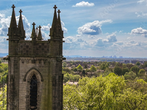 Fotografi St John with St Marks Church in Bury Lancashire
