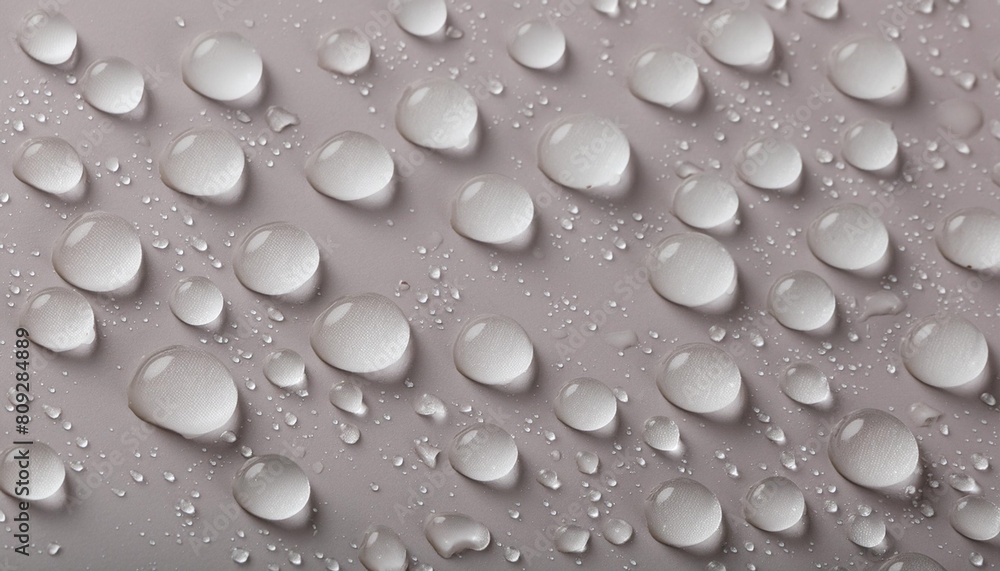 drops on a pastel gray background