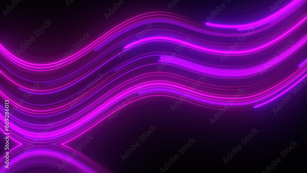 Neon purple wave. Computer generated 3d render Neon purple wave. Computer generated 3d render