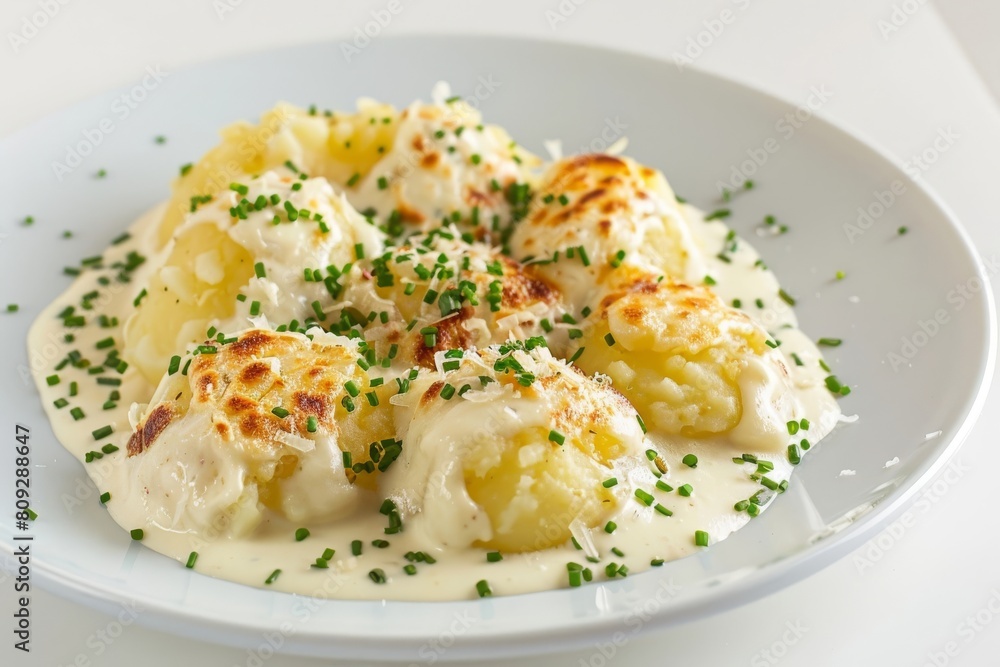 Tempting Yukon Gold Potatoes with Slow-Roasted Garlic and Creamy Elegance