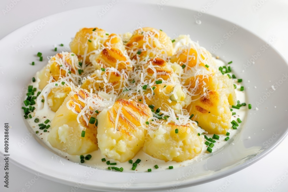 Indulgent Aligot-Style Potatoes with Melted Mozzarella and Chives Indulgent Aligot-Style Potatoes with Melted Mozzarella and Chives