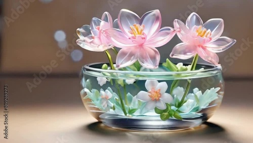 Wallpaper Mural crocus flowers in vase Torontodigital.ca