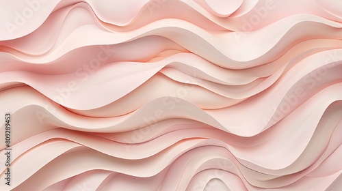 Abstract pastel colors 3d wave background. Abstract background in soft pastel colors