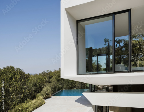 view of a luxury villa