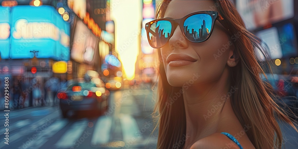 photo of Gen Z woman wearing fashion exploring pastel city, lifestyle portrait photo of Gen Z woman wearing fashion exploring pastel city, lifestyle portrait