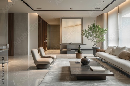 Effortless Luxury: Minimalist Interior Design with Neutral Tones © Bernardo