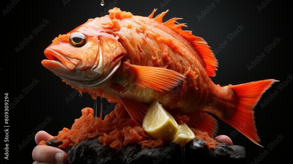 Fototapeta premium goldfish in aquarium