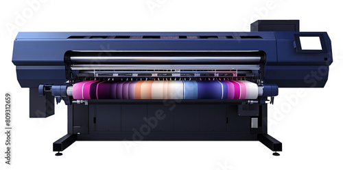 Plakat Professional large format printer on transparent background