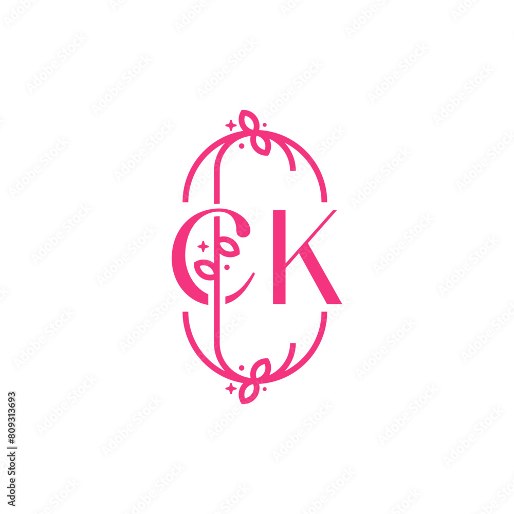 C K CK Beauty vector initial logo, handwriting logo of initial signature, wedding, fashion, jewelry, boutique, floral and botanical with creative template C K CK Beauty vector initial logo, handwriting logo of initial signature, wedding, fashion, jewelry, boutique, floral and botanical with creative template