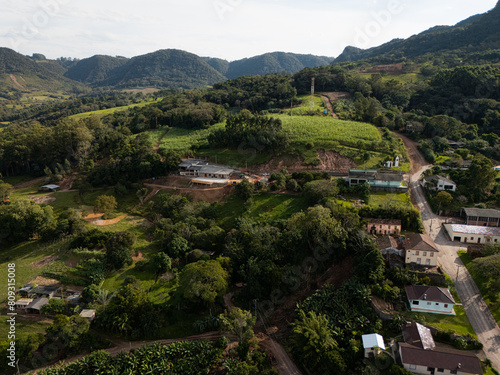 Vale Vêneto, São João do Polenise , Rio Grande do Sul, Brasil. Floods in South of Brazil.