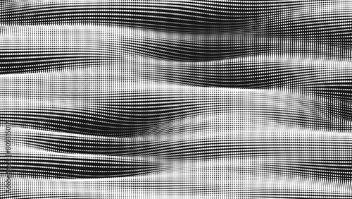 Point wave smooth texture. Abstract dot background. Technological cyberspace background.