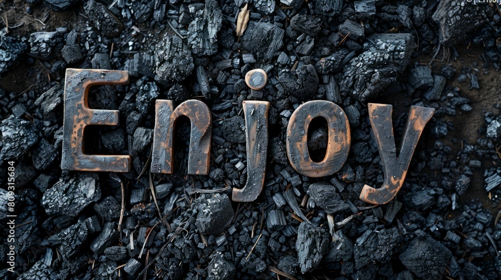 Coal Enjoy concept art poster. Coal Enjoy concept art poster.