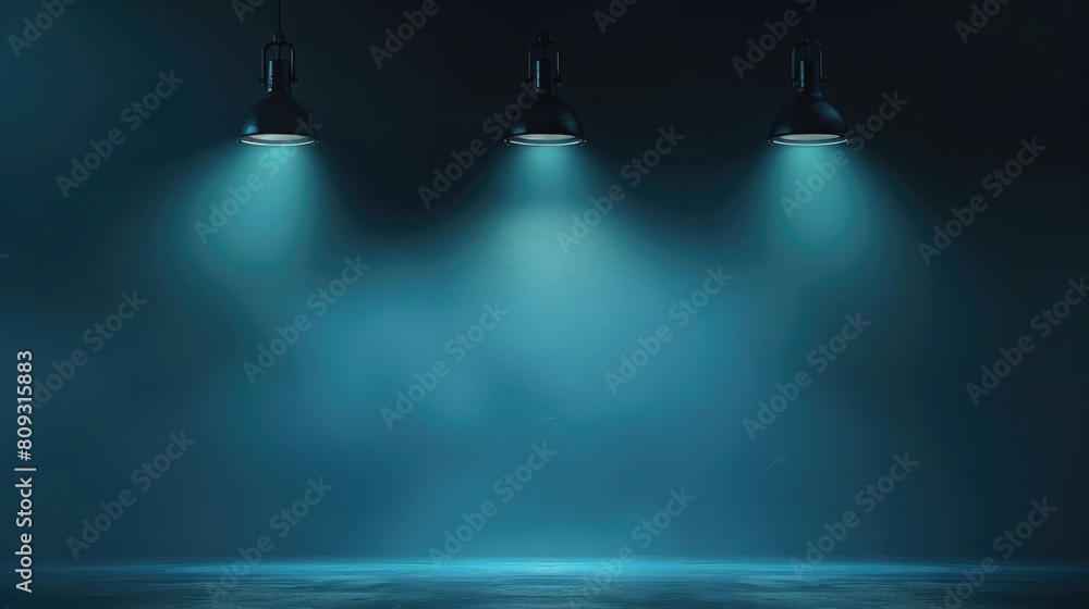 Studio Lighting on a Dark Background Studio Lighting on a Dark Background