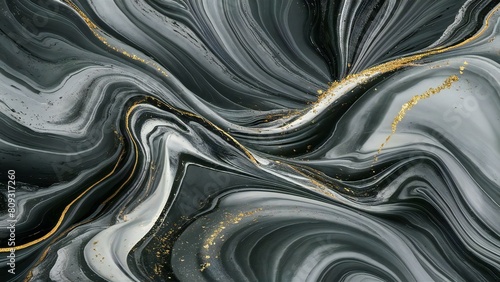 Gray & gold marble texture abstract background