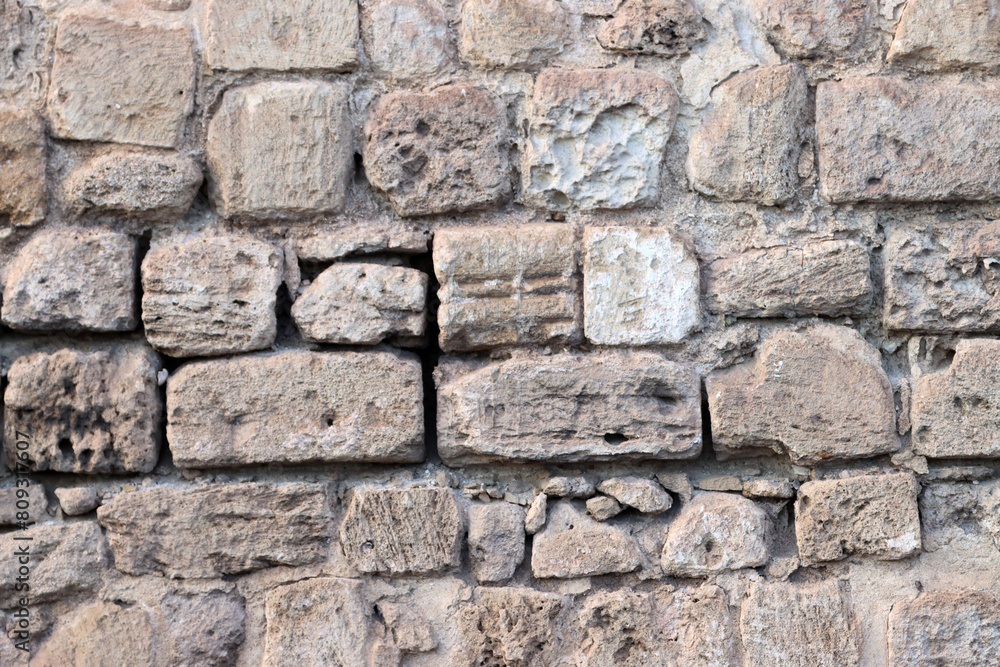 Bricks of an ancient wall, wallpaper, background, texture, surface Bricks of an ancient wall, wallpaper, background, texture, surface