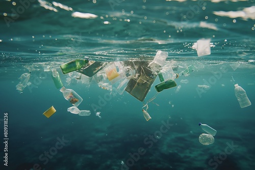 garbage polluting the depth...