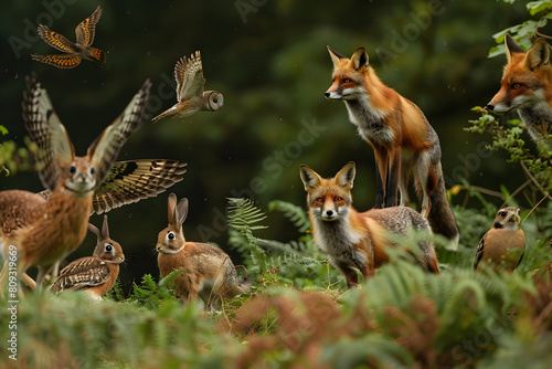 Unity in Diversity: An Aesthetic Collection of UK's Wild Animals