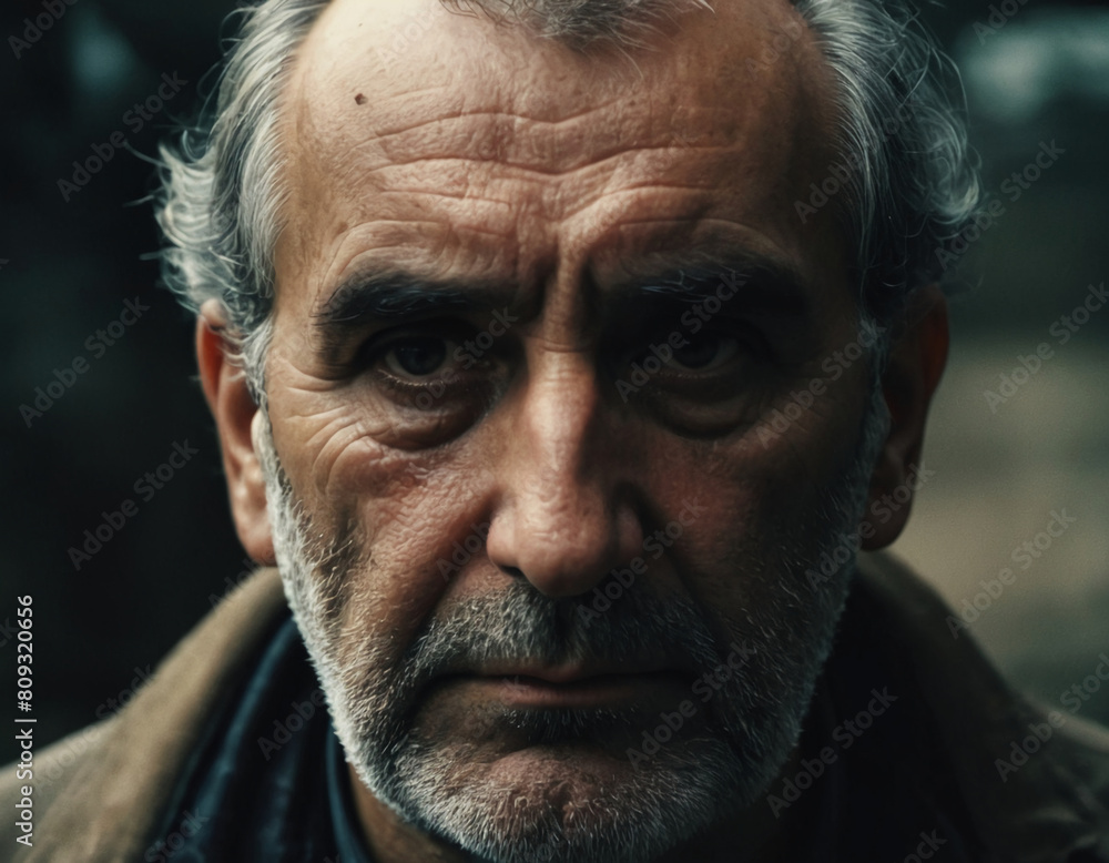 portrait of a thoughtful mature man portrait of a thoughtful mature man