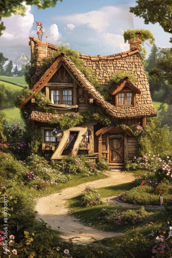 🏡 Charming Cozy House in the Village - Fantasy-Inspired Design for Storybook Living 🌄✨
