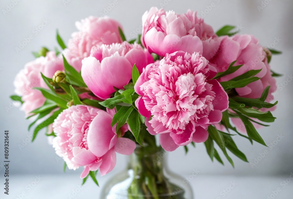 A bouquet of fresh flowers in a vase A bouquet of fresh flowers in a vase