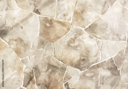 High-quality image showcasing a luxurious beige marble texture with intricate patterns of veins, perfect for backgrounds or design elements in upscale interior decor projects