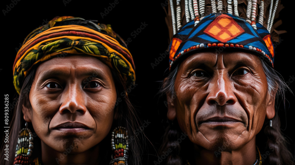 The portraits of indigenous tribes in the Amazon rainforest capture ...