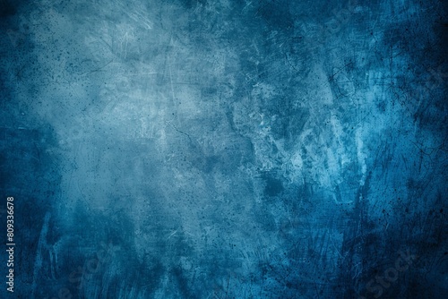 High-resolution image of an abstract blue grunge background with scruffy textures, ideal for graphic design, wallpapers, and creative backdrops with ample copy space photo