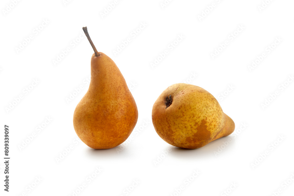 Pears isolated on white background with clipping path.. Pears isolated on white background with clipping path..
