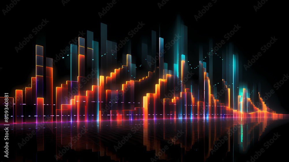 Stock market background with rising chart and financial data Stock market background with rising chart and financial data