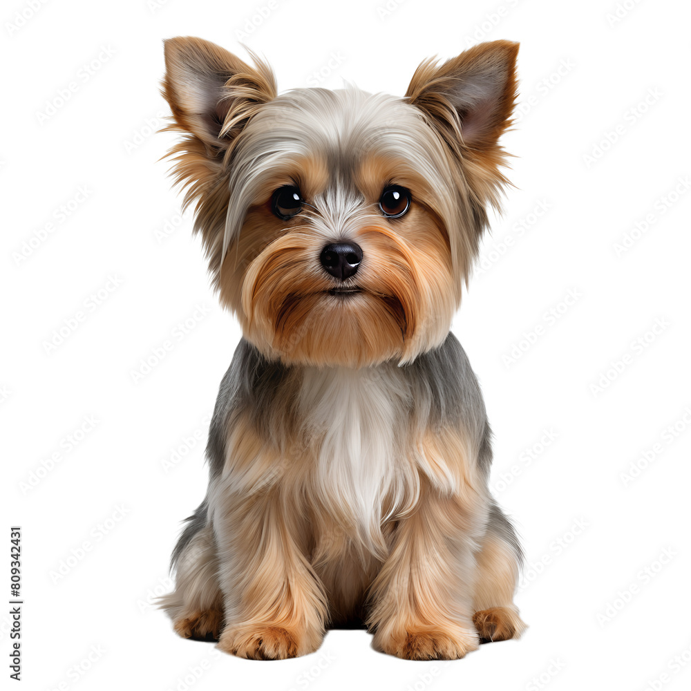 Sitting dog isolated on transparent background, png Sitting dog isolated on transparent background, png