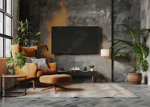 3d_rendering_of_tv_on_wall