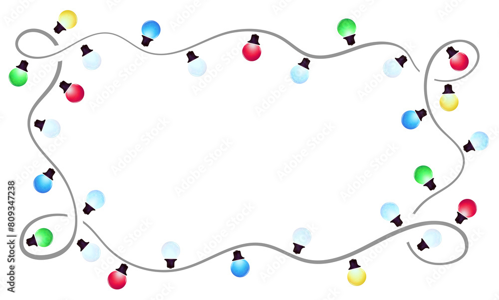 Garland with lamps.Christmas lights. Garlands decorations. Garland with lamps.Christmas lights. Garlands decorations.