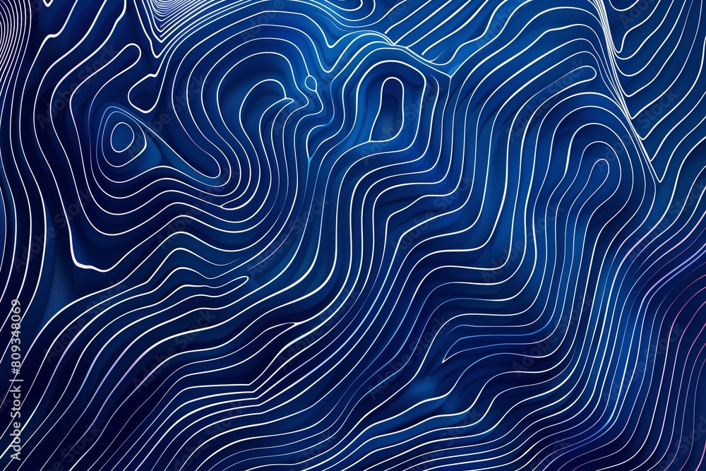 outline topographic contour map abstract tech wavy motion graphic design. Geometric pattern 4k background.