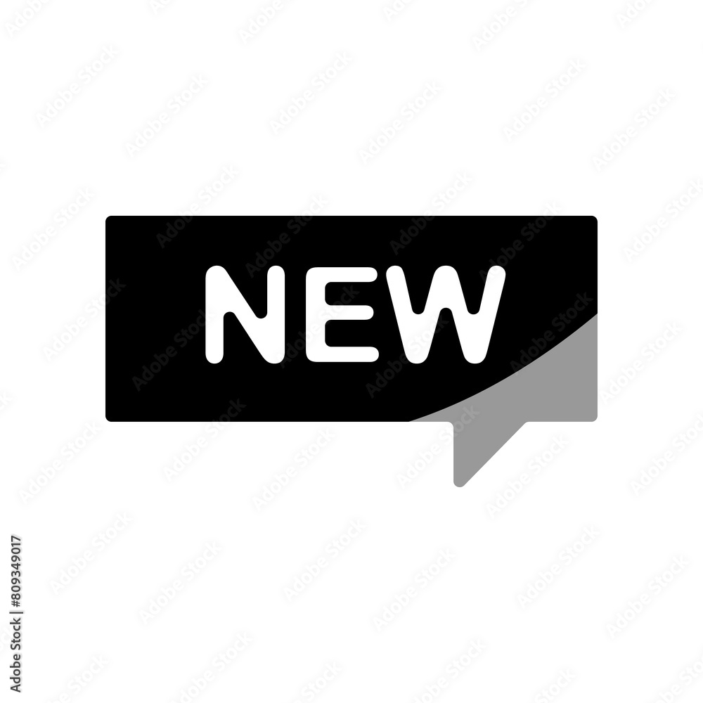 Fototapeta premium New label icon PNG
