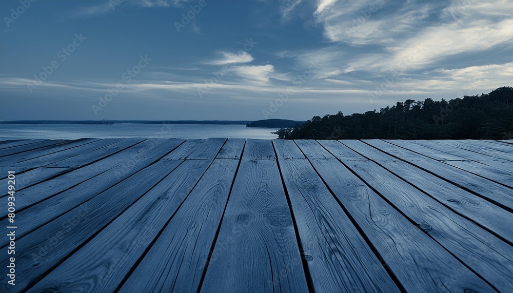large navy blue wood background