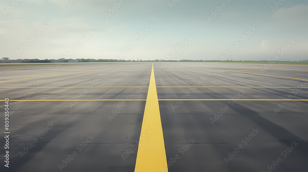 Fototapeta premium empty runway
