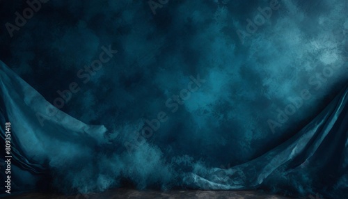 dark blue canvas backdrop with texture copy space 16 9